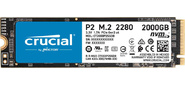 Накопитель SSD Crucial PCI-E x4 2000Gb CT2000P2SSD8 P2 M.2 2280