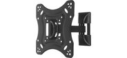 Кронштейн для телевизора Ultramounts UM 865 черный 23"-42" макс.20кг настенный поворотно-выдвижной и наклонный