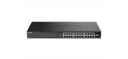 Коммутатор D-Link DGS-1026P DGS-1026P / A1A 24x1Гбит / с 2SFP 240W неуправляемый