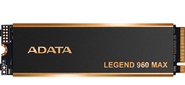 A-DATA ALEG-960M-4TCS SSD LEGEND 960 MAX,  4000GB,  M.2 (22x80mm),  NVMe 1.4,  PCIe 4.0 x4,  3D NAND,  R / W 7400 / 6800MB / s,  IOPs 700 000 / 550 000,  TBW 3120,  DWPD 0.43,  with BIG Heat Spreader  (5 лет)