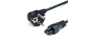 Кабель питания GoPower евровилка CEE 7 / 7-IEC 320 C5 1.8м ПВХ 0.75мм черный  (1 / 10 / 160)