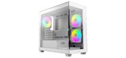 Корпус для ПК Case Ocypus Gamma C52 WH ARGB mATX  /  win  /  white  /  3 ARGB fans  /  no PSU  /  Tempered Glass