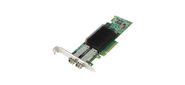 Сетевой адаптер Broadcom Emulex LPe16002B-M6 Gen 5  (16GFC),  2-port,  16Gb / s,  PCIe Gen3 x8,  LC MMF 100m,  трансиверы установлены,  RTL {10}  (010453)