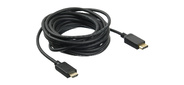 Кабель аудио-видео Buro v. 1.2 DisplayPort  (m) / HDMI  (m) 5м. Позолоченные контакты черный  (BHP DPP_HDMI-5)