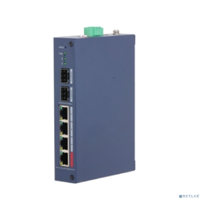 DAHUA DH-CHS4206-4GT-90 4-портовый гигабитный PoE коммутатор с функцией облачного управления 4 RJ45 10 / 100 / 1000Мбит / с  (PoE / PoE+ / Hi-PoE / IEEE 802.3bt),  2 SFP 1000Мбит / с  (uplink)