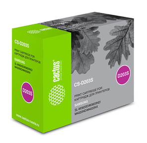Cactus CS-D203S Тонер Картридж черный для Samsung SL-M3820D / M3820ND / M4020ND / M4020NX  (3000стр.)