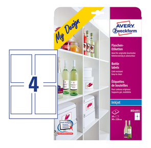 Этикетки Avery Zweckform MD4001 A4 / 196г / м2 / 24л. самоклей. универсальная