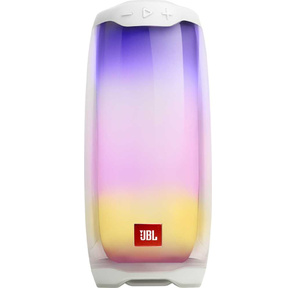 Колонка порт. JBL Pulse 4 белый 20W 1.0 BT 10м  (JBLPULSE4WHTAM)