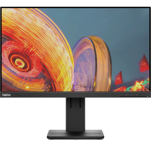 Монитор Lenovo 23.8" ThinkVision E24q-20 черный IPS 4ms 16:9 HDMI M / M матовая HAS Piv 300cd 178гр / 178гр 2560x1440 75Hz DP 2K 5.05кг