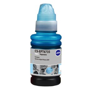 Cactus CS-EPT6735 Чернила светло-голубой 100мл для Epson L800 / L810 / L850 / L1800