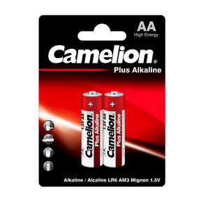 Батарея Camelion Plus Alkaline LR6-BP2 AA 2700mAh  (2шт) блистер