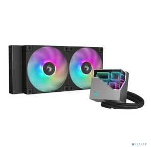 Система водяного охлаждения Deepcool LT240 ARGB Soc-AM5 / AM4 / 1151 / 1200 / 1700 черный 4-pin 28.2-32.9dB Al 1504gr Ret  (R-LT240-BKAMNC-G-1)