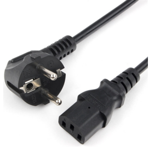 Шнур ПВС-АП 3*1, 00 S22C13-250-10-3,  черный,  3, 0 м,  C13,  3x1.00,  10А,  с заземлением,  Power Cube,  Россия