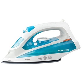 Утюг Maxwell MW-3055B белый / голубой 2200W