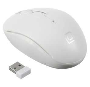 Мышь Oklick 505MW белый оптическая  (1000dpi) беспроводная USB  (3but)