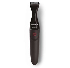Триммер Philips MG1100 / 16 черный  (насадок в компл:3шт)