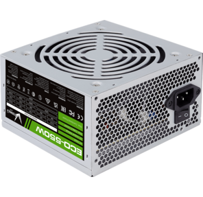 Aerocool 550W Retail ECO-550W ATX v2.3 Haswell,  fan 12cm,  400-mm cable,  power cord,  20+4P,  12V 4+4P,  1x PCI-E 6+2P,  4x SATA,  3x PATA,  1x FDD
