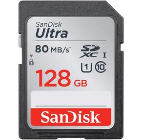 Флеш карта SD 128GB SanDisk SDXC Class 10 UHS-I Ultra 120MB / s