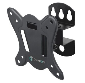 Кронштейн ONKRON /  10-32'' макс 100*100 мм,  наклон -+ 8?,  поворот: 45°,  от стены 85 мм,  макс вес 25кг,  черный