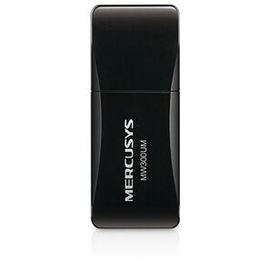 Mercusys MW300UM Беспроводной сетевой мини USB-адаптер,  скорость до 300 Мбит / с