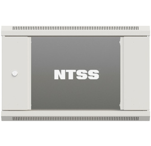 Шкаф коммутационный NTSS Премиум  (NTSS-W18U6060GS-2) настенный 18U 600x600мм пер.дв.стекл 60кг серый IP20 сталь