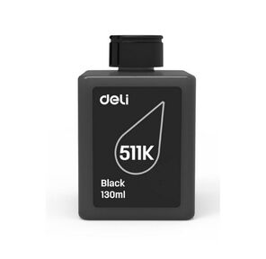 Чернила водорастворимые Deli 511K-EA1 черный 130 мл