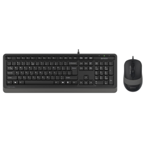 Клавиатура + мышь A4 FStyler F1010 клав:черный / серый мышь:черный / серый USB
