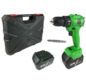 Дрель аккумуляторная бесщеточная Zitrek Greenpower 20 Pro { 20В,  Li-ion аккум. 2шт,  ЗУ,  кейс,  бита }