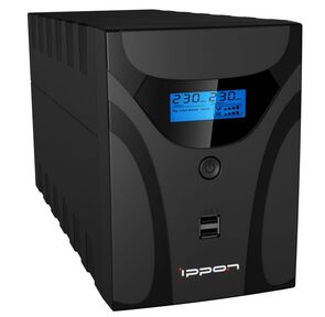 Источник бесперебойного питания Ippon Smart Power Pro II Euro 1600 840Вт 1600ВА черный