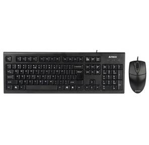 Клавиатура + мышь A4 KR-8520D клав:черный мышь:черный USB