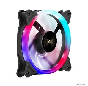 Вентилятор 12В DC с подсветкой ExeGate EX12025H3P4PSR-PWM.ARGB  (120x120x25 мм,  Hydraulic bearing  (гидродинамический),  5V ARGB 3pin,  4pin PWM,  1200RPM,  ARGB подсветка,  26dBA)