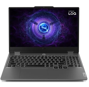Lenovo LOQ 15IRX9 [83DV0072PS]  (КЛАВ.РУС.ГРАВ.) Luna Grey 15.6" {FHD IPS 300nits i7-13650HX / 16GB / 512GB SSD / RTX3050 6GB / DOS}