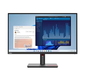 Монитор Lenovo 27" T27p-30 Black / Red,  16:9,  IPS,  3840x2160,  4ms,  350cd,  60Hz,  1xHDMI,  1xDP,  USB-C,  4xUSB,  LAN,  HAS