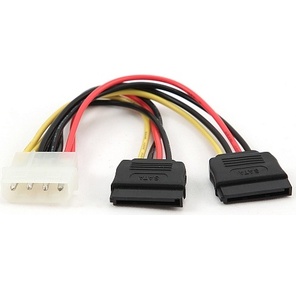 Cablexpert CC-SATA-PSY Кабель питания,  4pin Molex в 2xSATA 15pin