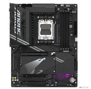 Gigabyte X870 AORUS ELITE WIFI7,  AM5,  AMD X870,  4xDDR5,  4xSATA,  4xM.2,  1xPCI-E 5.0 x16,  1xPCI-E 4.0 x4,  1xPCI-E 3.0 x2,  1xHDMI,  1x 2.5Gb LAN,  4xUSB-A 3.2 Gen 1,  2xUSB-A 3.2 Gen 2,  4xUSB-A 2.0,  2xUSB-C 4.0,  2x3.5 мм,  7.1,  ATX