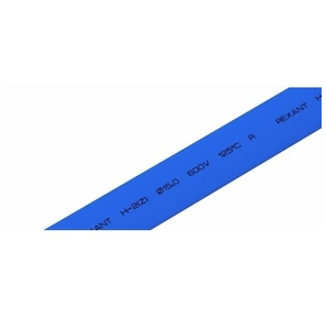REXANT 21-5005 15.0  /  7.5 мм 1м термоусадка синяя   (уп. 50 м)