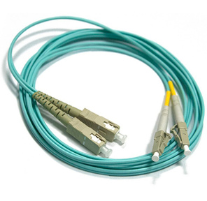 Патч-корд Lanmaster LAN-2LC-2SC / OM3-1.0 2x50 / 125 OM3 LC дуплекс-SC дуплекс 1м LSZH