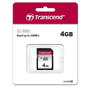 Transcend 4GB SDHC Class 10 UHS-I U1 R95,  W45MB / s