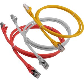 Патч-корд LANMASTER LSZH FTP кат.6A,  5.0 м,  оранжевый