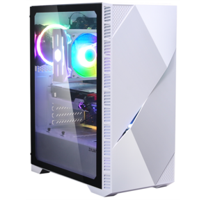 ZALMAN Z3 ICEBERG,  ATX,  WHITE,  WINDOW,  5x3.5",  1x2.5",  2xUSB2.0,  1xUSB3.0,  FRONT 1x120mm ARGB,  REAR 1x120mm ARGB