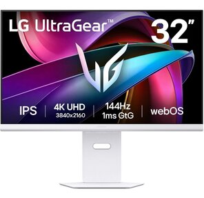 Монитор LG 31.5" UltraGear 32G810SA-W черный IPS LED 1ms 16:9 HDMI M / M матовая HAS Piv 400cd 178гр / 178гр 3840x2160 144Hz DP UHD USB 10.5кг