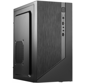 Сase Forza mATX,  450W,  2xUSB2.0,  Black,  w / o FAN,  12 cm fan PSU,  power cord