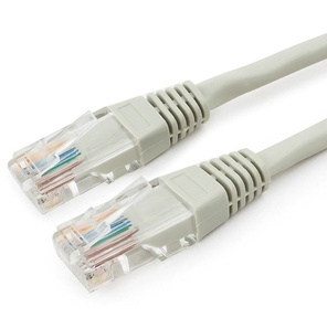 Патч-корд Premier PP6U-0.5M 10000Гбит / с UTP 4 пары cat.6 CCA molded 0.5м серый RJ-45  (m)-RJ-45  (m)