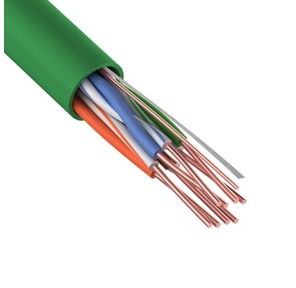 Rexant  (01-0061) Кабель витая пара U / UTP,  CAT 5e,  нг (А)-LSLTx 4х2х0, 52мм,  24AWG,  внутренний,  зеленый,  305м Rexant