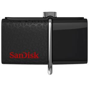 SanDisk Ultra Android Dual Drive OTG,  16GB,  USB 3.0,  Black