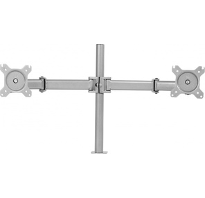 Кронштейн для мониторов Cactus CS-VM-D29-AL серебристый 13"-27" макс.8кг настольный поворот и наклон