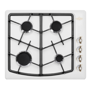 Газовая варочная панель Gefest СН 1211 К82  /  4 газовые конфорки переключатели поворотные электроподжиг независимая установка габариты  (ШхГ) 59x51 см