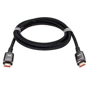 New Кабель HDMI 19M / M, ver. 2.1 8KX60Hz  (Econom) оплетка 2m iOpen <ACG859B-2.0>