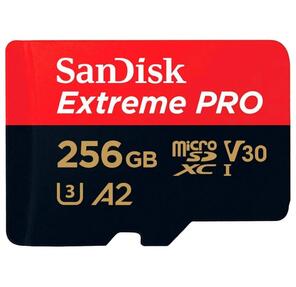 Карта памяти Sandisk Extreme Pro microSDXC 256GB + SD Adapter + Rescue Pro Deluxe 200MB / s