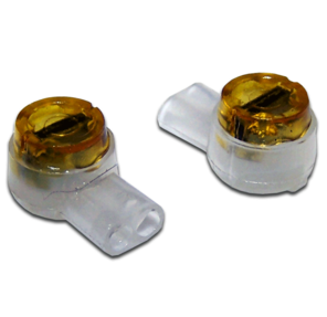 Соединитель проводов 0.4-0.9 мм,  изолированный  (скотчлок),  прямое соединение,  гель,  100 шт.